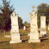 Magyarkimeli temető - régi síremlékek