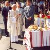 Balatonlelle, Városháza melletti Szt. István emlékműnél. Új keny