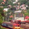 Kilátás az Auróra felüljáróról. Balatonalmádi, 2000.07.06.