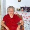 Tüttő Lajosné, Mariska néni a község legidősebb lakója, 95 éves